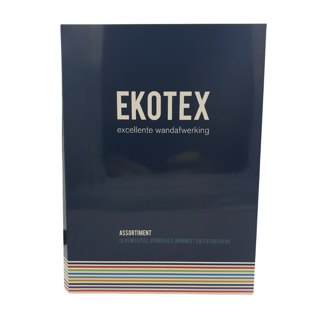 Ekotex glasvezelbehang + renovlies proefstalen (boekje)