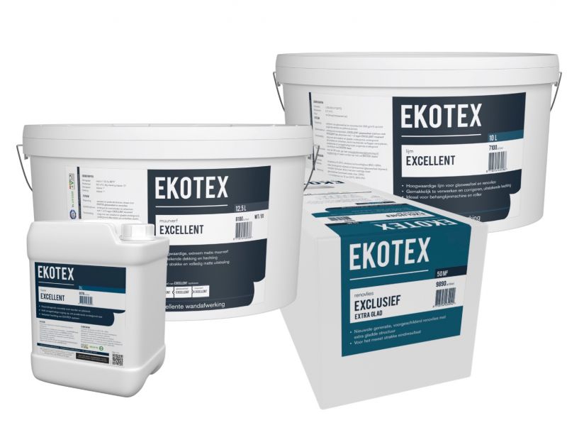 Ekotex Exclusief Renovlies totaalpakket 50m2 RAL 9016