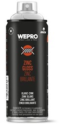 WEPRO GLOSSY ZINC / GALVANIZED SILVER 400ML