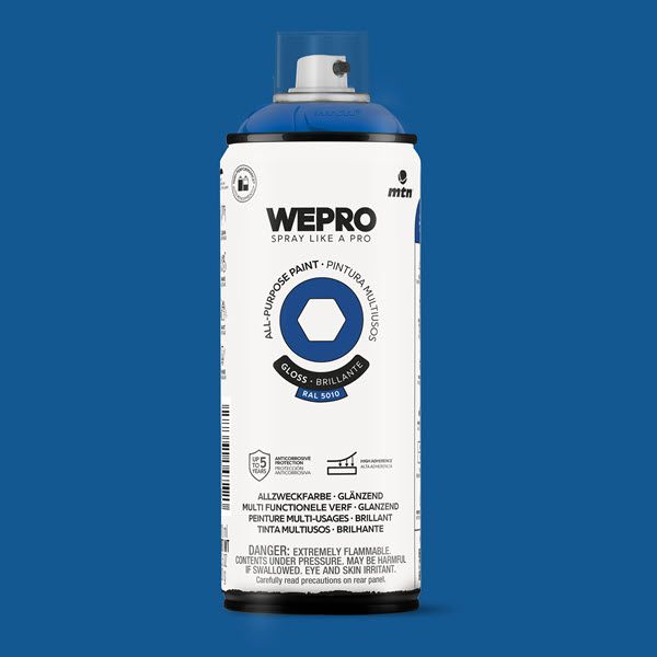 WEPRO ALL-PURPOSE PAINT 400ML HG RAL 5010