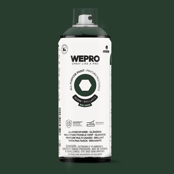 WEPRO ALL-PURPOSE PAINT 400ML HG RAL 6009