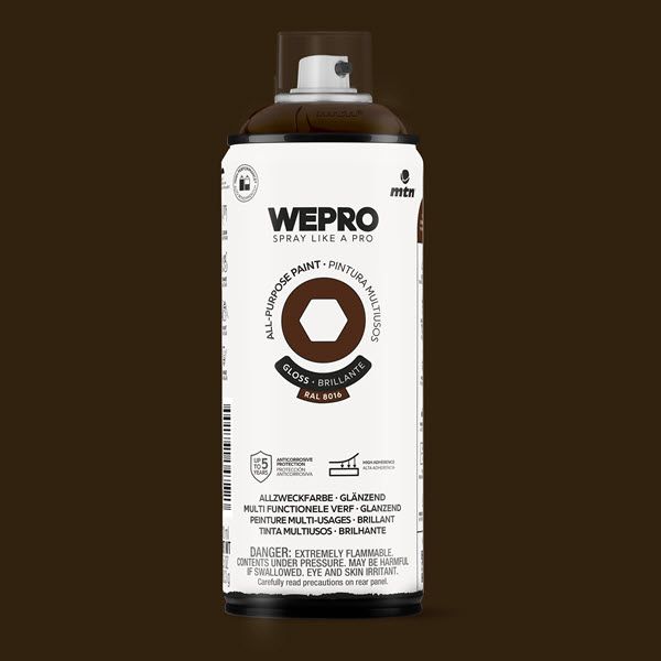 WEPRO ALL-PURPOSE PAINT 400ML HG RAL 8016