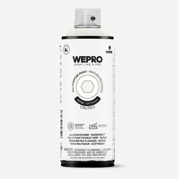 WEPRO ALL-PURPOSE PAINT 400ML MAT RAL 9010