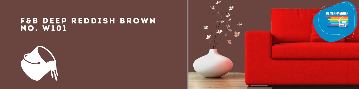 Farrow and Ball Deep Reddish Brown No. W101