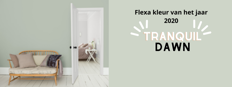 Kleur van het jaar van Flexa Tranquil Dawn - Verfmenger.com