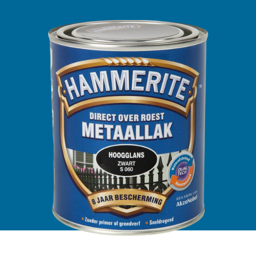 Hammerite Metaallak Hoogglans Standblauw afbeelding