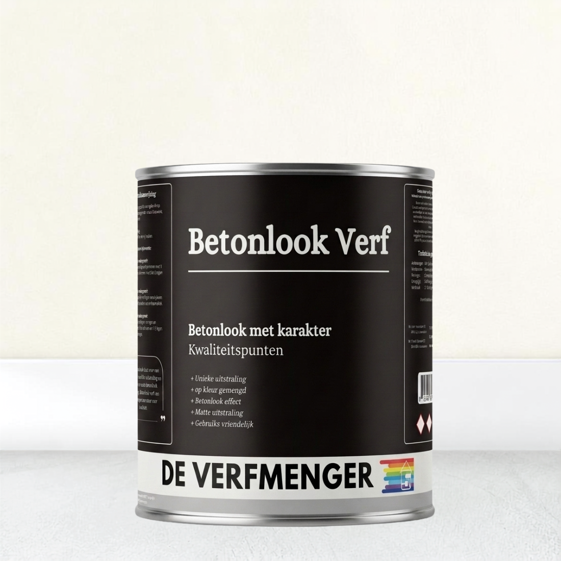 Betonlook Verf Room wit No. 400 - 12 m²