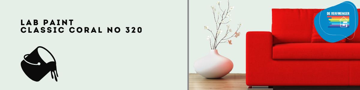 Classic coral No 320 LAB paint