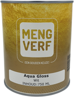 Mengverf Hoogglans Aqua 0,75 liter