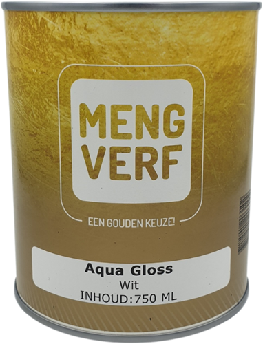 Mengverf Hoogglans Aqua 