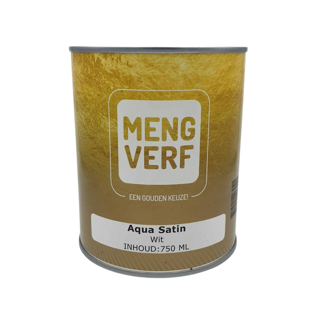 Mengverf Zijdeglans Aqua 0,75 liter