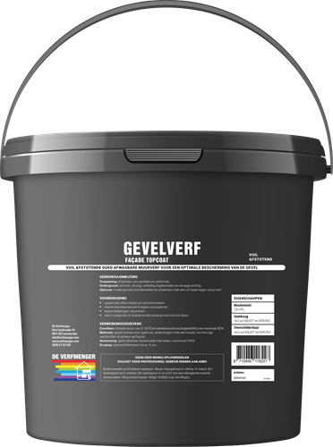 Gevelverf Topcoat Mat 10 liter
