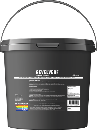 Gevelverf Topcoat Mat 12.5 liter