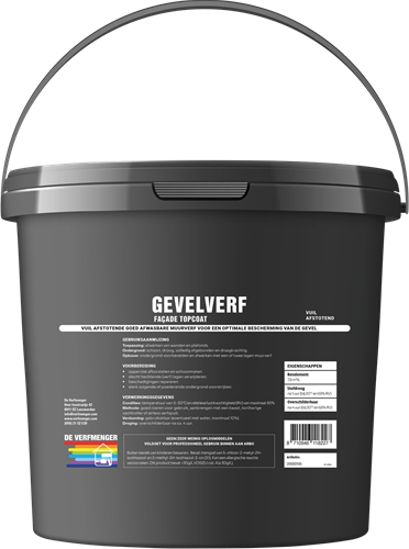 Gevelverf Topcoat Satin 10 liter
