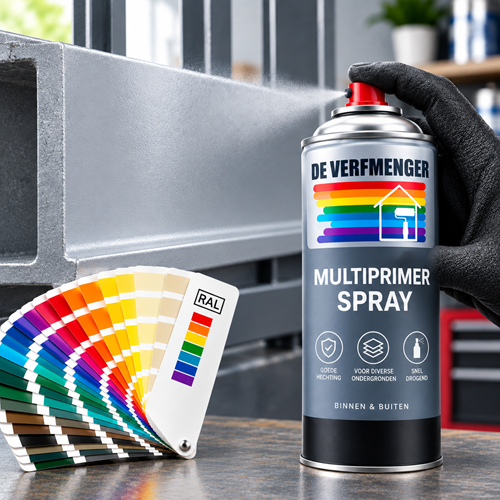 Verfspuitbus Multiprimer op kleur