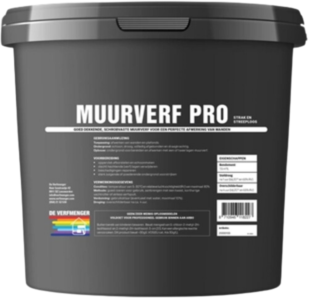 Muurverf Pro 2.5 liter Mat