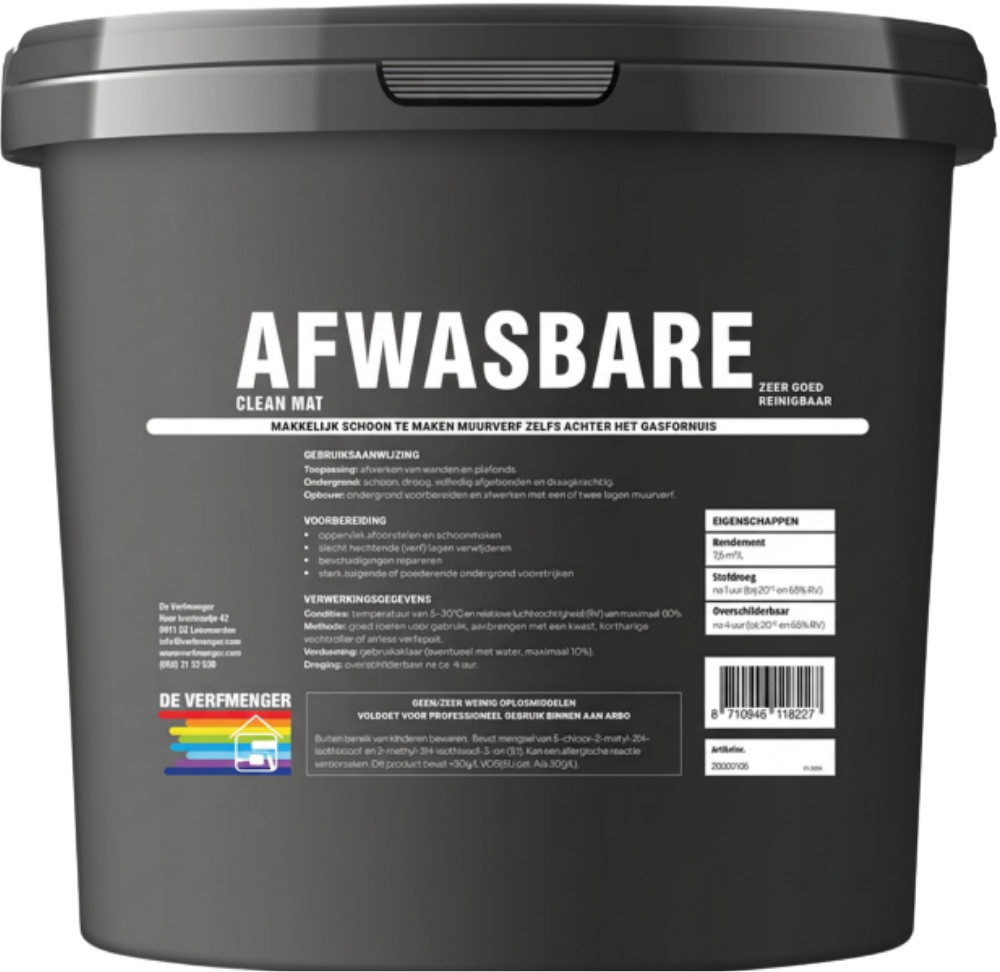 Afwasbare Muurverf Elite 2.5 liter