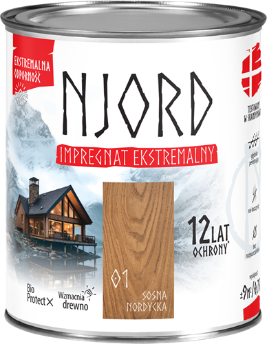 NJORD Dekkende beits 2.5 liter