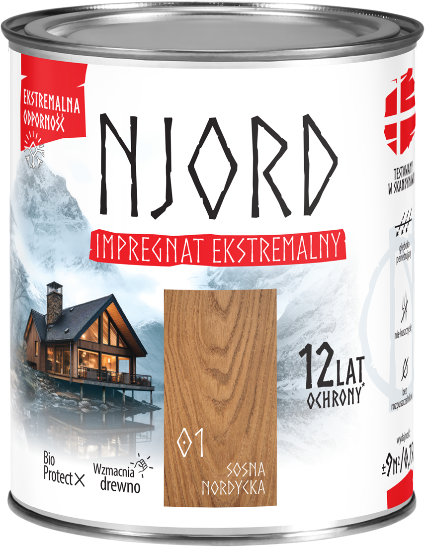 NJORD Dekkende beits afbeelding