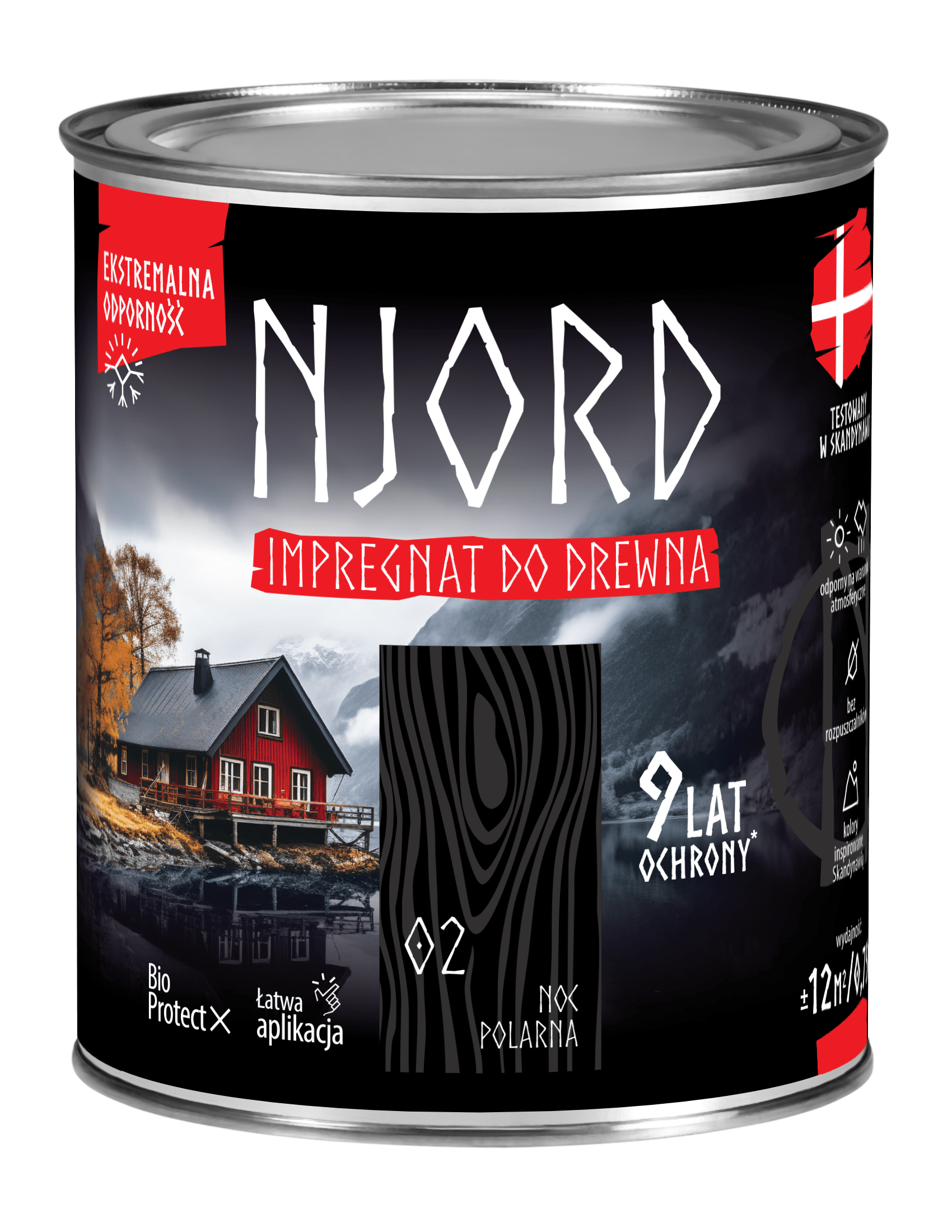 NJORD Dekkende beits afbeelding