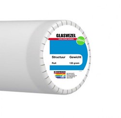 Glasweefselbehang 3302 ruit wit 1mx25m