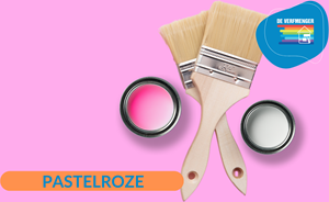 Peinture murale rose pastel