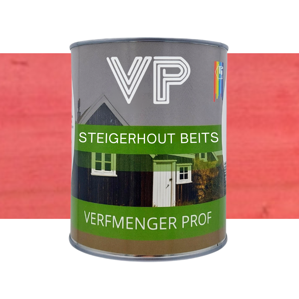 VP Steigerhoutbeits Rood beachwash