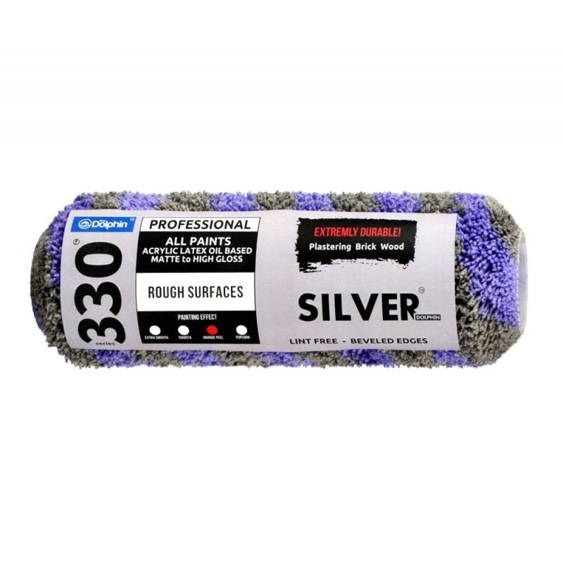 330 Serie Muurverfroller Silver 18 cm