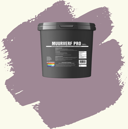 Muurverf Pro: RAL 4009 Pastelviolet (wit)