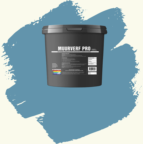 Muurverf Pro: RAL 5024 Pastelblauw (Wit)