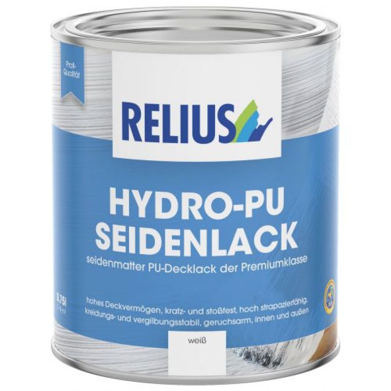 Relius Hydro-PU Seidenlack 0,75 liter