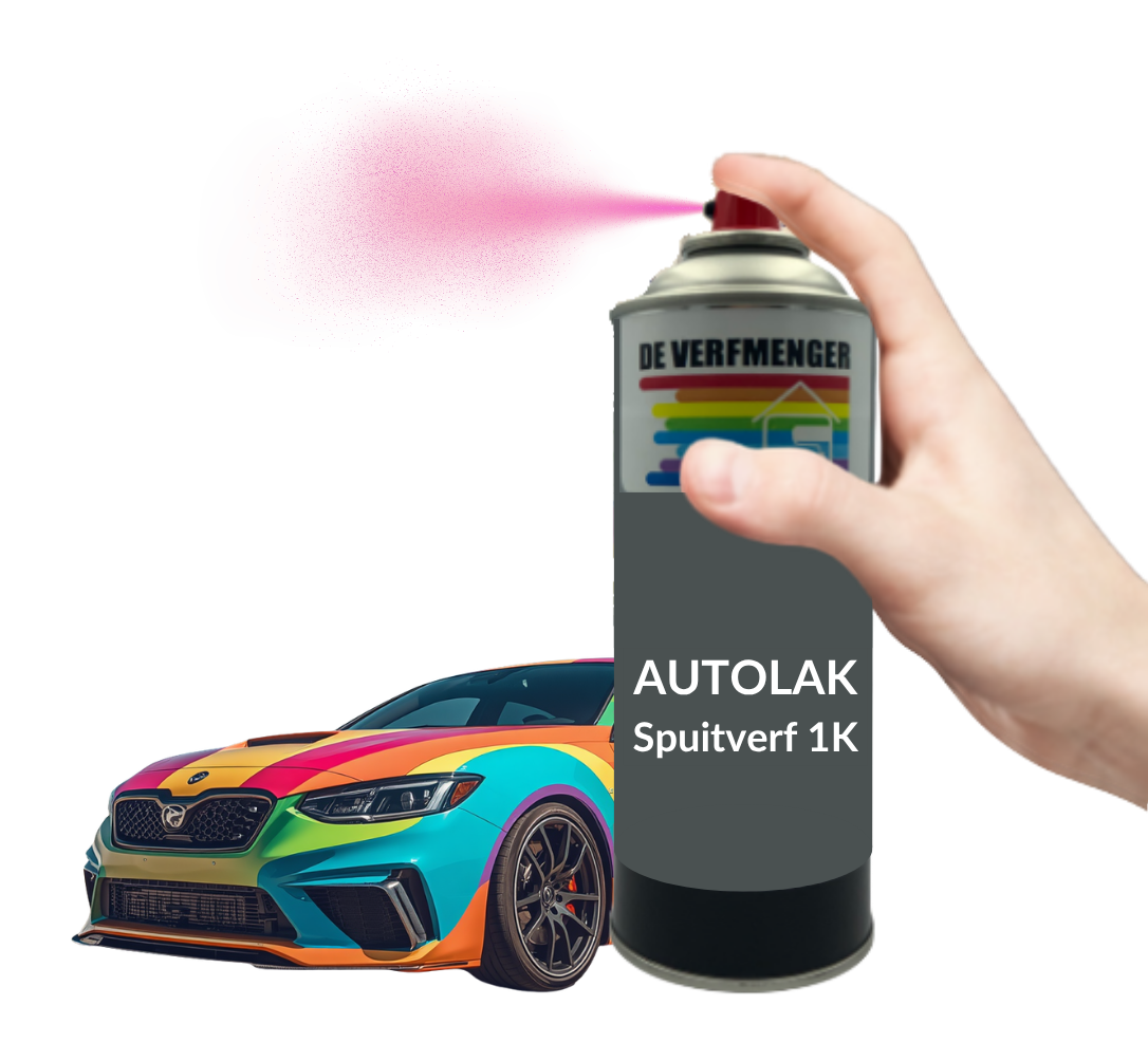 Verfspuitbus Autolak 1K