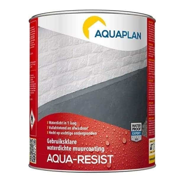 Aquaplan Aqua-resist buitenmuurcoating grijs 075 liter