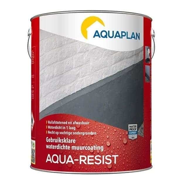 Aquaplan Aqua-Resist - waterdichte muurcoating - grijs - 4 liter