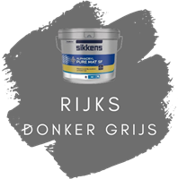 Sikkens Alphacryl Pure Mat SF Rijks Donker Grijs