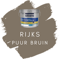 Sikkens Alphacryl Pure Mat SF Rijks Puur Bruin