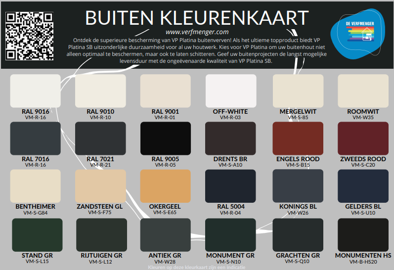 Buiten Kleurenkaart