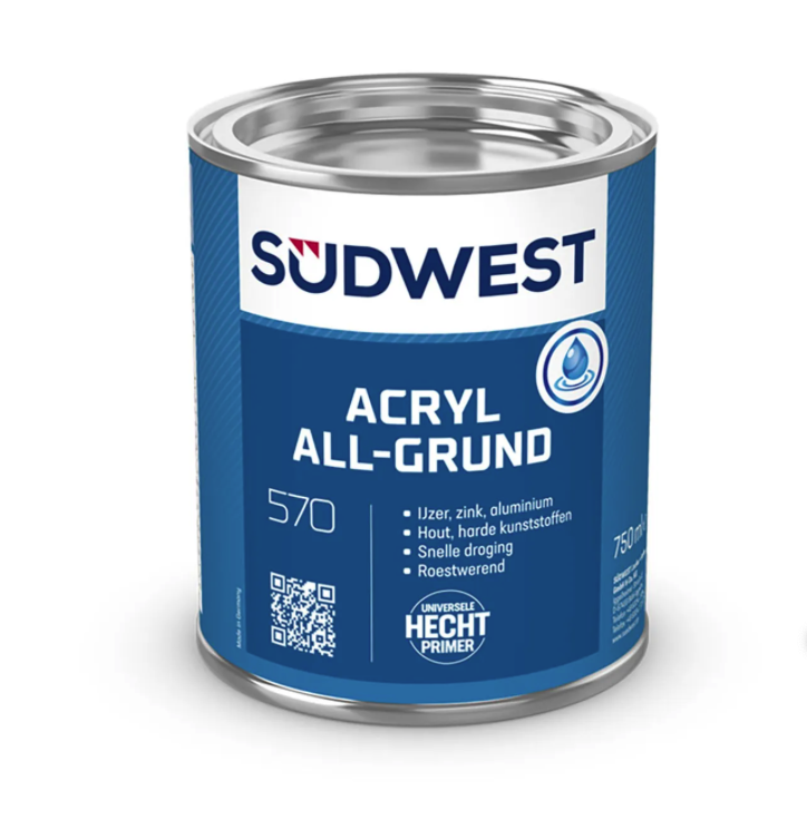 Sudwest Acryl All-Grund RAL 9001 afbeelding