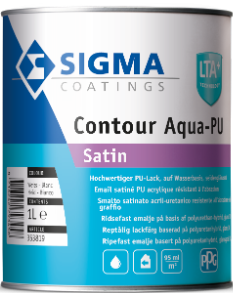 Sigma Contour Aqua Satin Wit