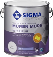 Sigma muurverf reinigbaar
