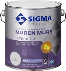 Sigma muurverf reinigbaar