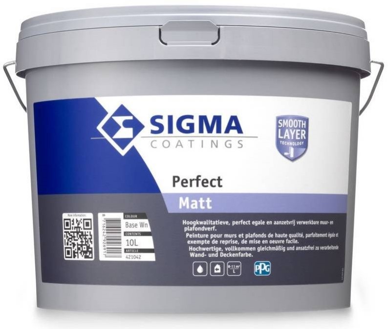 kin attribuut medley Sigma Perfect Matt 10 liter Verfmenger