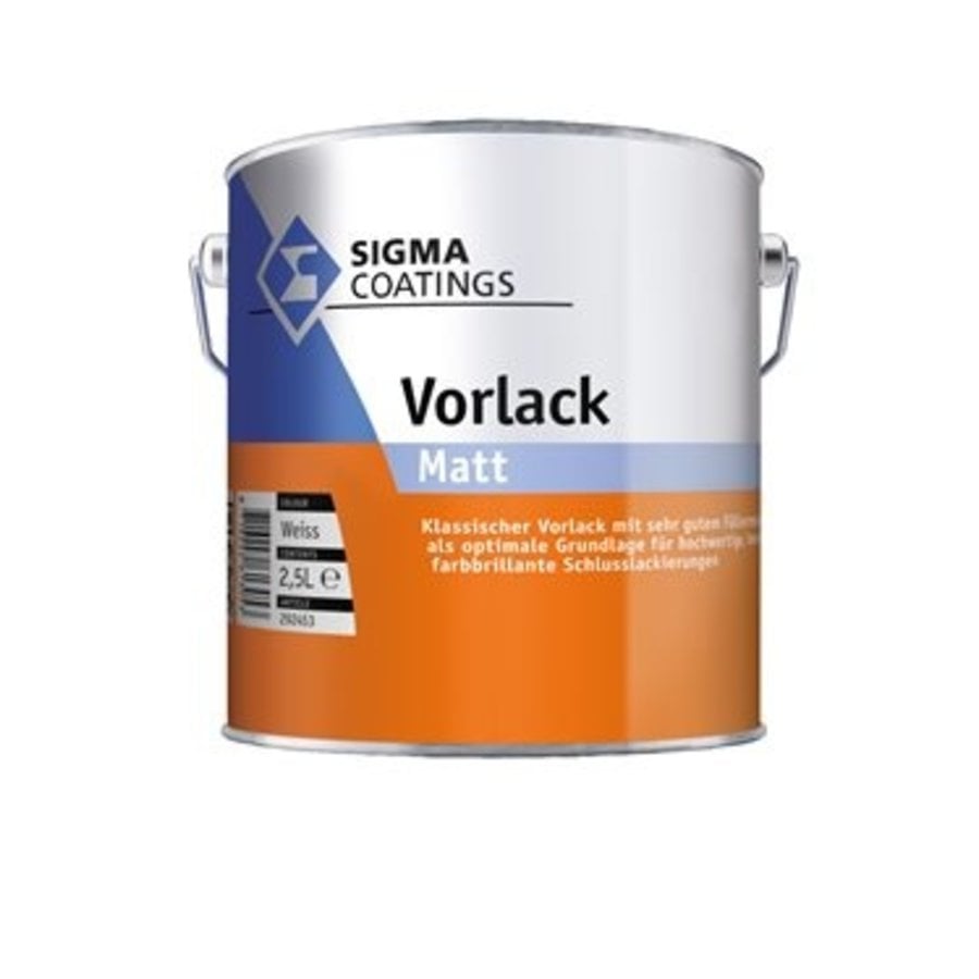 Sigma Vorlack Matt 1 liter