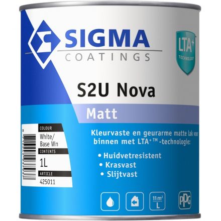 Sigma S2U Nova Matt - Mengkleur - 1 l