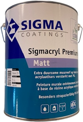Sigmacryl Premium PU Matt Zwart