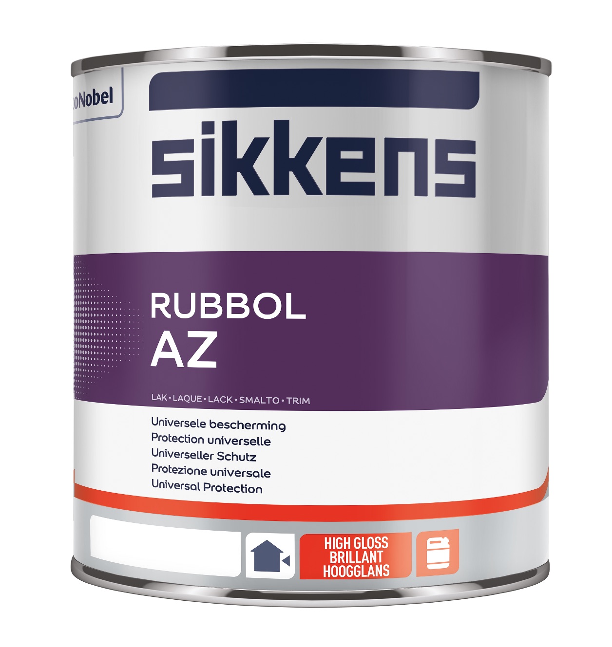 Sikkens Rubbol Az N00 - Lakverf - Dekkend - Buiten - Terpentine basis - Hoogglans