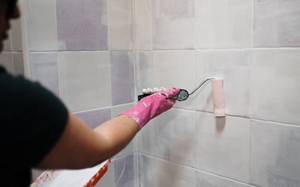 peinture pour carrelage de salle de bain