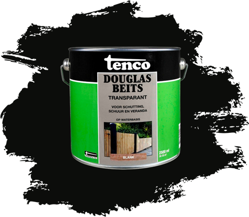 Tenco Douglasbeits Dekkend Zwart 2.5 liter