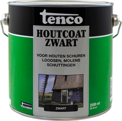 Tenco Houtcoat Zwart