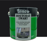Tenco Houtcoat Zwart WB  Zijdeglans